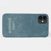 Personalisierte Not leidende Grunge-Style-Handy-Fa Case-Mate iPhone Hülle (Rückseite (Horizontal))