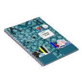 Personalisierte Notebook-Blume Notizblock (Rechte Seite)