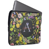Personalisierte Notebook-Hülle mit Wild-Blume Laptopschutzhülle (Vorne Rechts)
