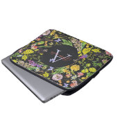 Personalisierte Notebook-Hülle mit Wild-Blume Laptopschutzhülle (Vorne Knopf)