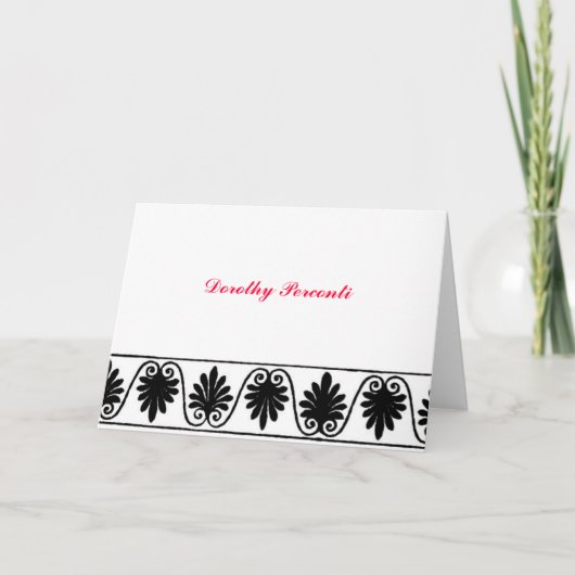 Personalisierte Notecard (Vorderseite)