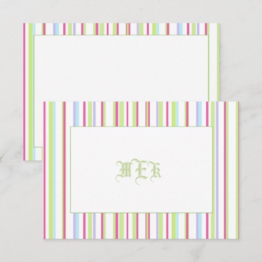 Personalisierte Notecard Einladung (Vorne/Hinten)