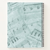 Personalisierte Noten Notizblock (Rückseite)