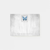 Personalisierte Noten von Blue Butterfly Post-it Klebezettel (Vorderseite)