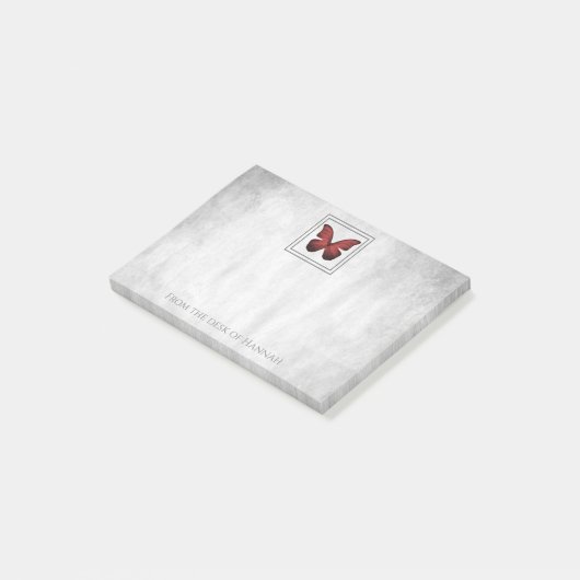 Personalisierte Noten von Red Butterfly Post-it Klebezettel (angewinkelt)