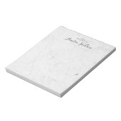 Personalisierte Notepad-Stationerie marbeln Notizblock (Rotiert)