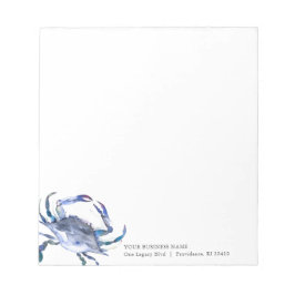 Personalisierte Notepads Watercolor Blue Crag Notizblock