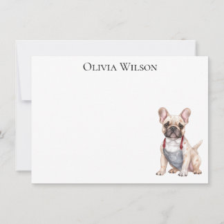 Personalisierte Notizen mit French Bulldog
