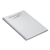 Personalisierte Notizen vom Schreibtisch Notizblock (Rechte Seite)