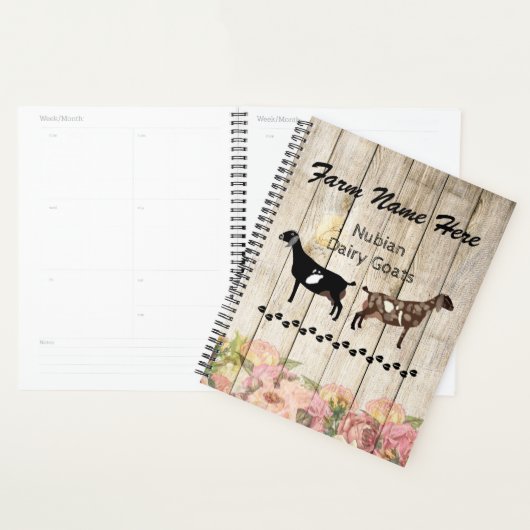 Personalisierte Nubische Ziegenfarm Planer (Anzeige)