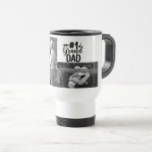 Personalisierte Nummer 1 Grand Vater Travel/Tasse Reisebecher (VorderseiteRechts)