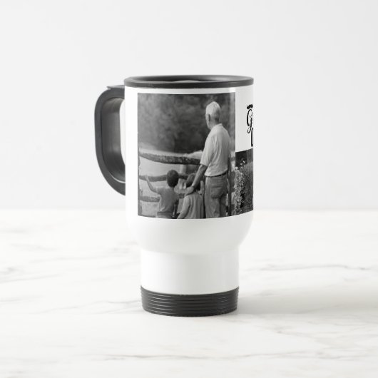 Personalisierte Nummer 1 Grand Vater Travel/Tasse  Reisebecher (Vorderseite Links)