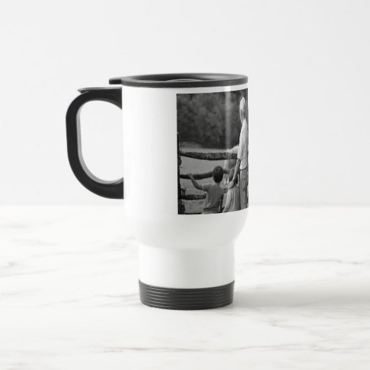 Personalisierte Nummer 1 Grand Vater Travel/Tasse Reisebecher (Links)