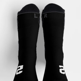 Personalisierte Nummer des Sportteam-Teams Socken