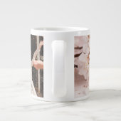 Personalisierte nur verheiratete Kaffee-Tasse Jumbo-Tasse (Rückseite)