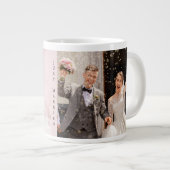 Personalisierte nur verheiratete Kaffee-Tasse Jumbo-Tasse (Vorderseite Rechts)