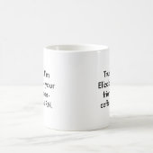 Personalisierte Nurse RN mit Individuelle Name und Kaffeetasse (Mittel)