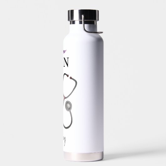 Personalisierte Nurymonogramm - Flasche Wasser (Links)