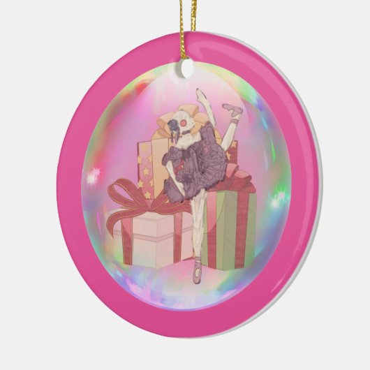 Personalisierte Nussknacker-Ballerina-Puppe Keramikornament (Links)