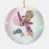 Personalisierte Nussknacker-Verzierung - Kavalier Keramik Ornament (Hinten)