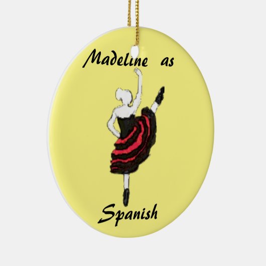 Personalisierte Nussknacker-Verzierung - Keramik Ornament (Rechts)