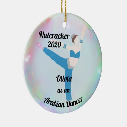 Personalisierte Nussknacker-Verzierung - Keramik Ornament (Rechts)