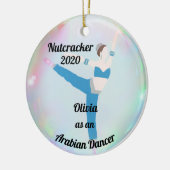 Personalisierte Nussknacker-Verzierung - Keramik Ornament (Links)