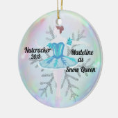 Personalisierte Nussknacker-Verzierung - Keramik Ornament (Links)