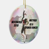 Personalisierte Nussknacker-Verzierung - Keramik Ornament (Rechts)