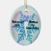 Personalisierte Nussknacker-Verzierung - Keramik Ornament (Rechts)