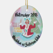 Personalisierte Nussknacker-Verzierung - Keramik Ornament (Rechts)
