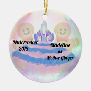 Personalisierte Nussknacker-Verzierung - Keramik Ornament