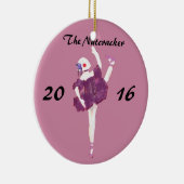 Personalisierte Nussknacker-Verzierung - Keramikornament (Rechts)