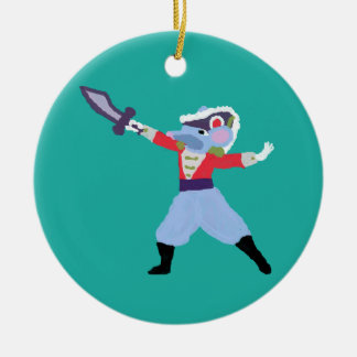 Personalisierte Nussknacker-Verzierung - Keramikornament