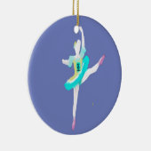 Personalisierte Nussknacker-Verzierung - Marzipan Keramikornament (Rechts)