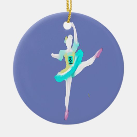 Personalisierte Nussknacker-Verzierung - Marzipan Keramikornament (Vorne)