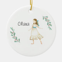Personalisierte Nutcracker Clara Keepake Keramik o