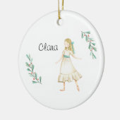 Personalisierte Nutcracker Clara Keepake Keramik o Keramik Ornament (Links)