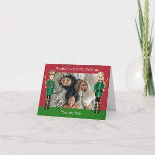 Personalisierte Nutcracker-Faltkarte Karte