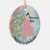 Personalisierte Nutcracker-Ornament - Lullaby Girl Keramik Ornament (Rechts)