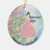 Personalisierte Nutcracker-Ornament - Lullaby Girl Keramik Ornament (Links)
