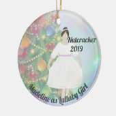 Personalisierte Nutcracker-Ornament - Lullaby Girl Keramik Ornament (Links)