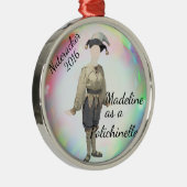 Personalisierte Nutcracker-Ornament - Polichinelle Ornament Aus Metall (Rechts)