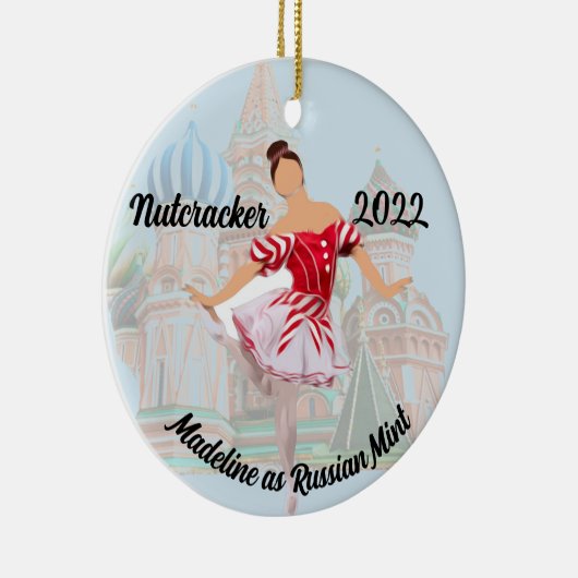 Personalisierte Nutcracker-Ornament - Russische Mü Keramik Ornament (Rechts)