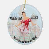 Personalisierte Nutcracker-Ornament - Russische Mü Keramik Ornament (Links)