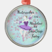 Personalisierte Nutcracker-Ornament - Taubenwurzel Ornament Aus Metall (Vorne)