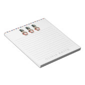 Personalisierte Nutcracker-Wasserfarbe Notizblock (angewinkelt)