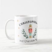 Personalisierte Nutcracker Weihnachts-Kakao-Tasse Kaffeetasse (Links)