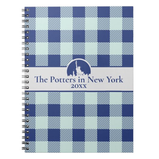 Personalisierte NYC-Familienreise Notizblock (Vorderseite)