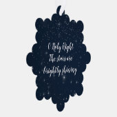 Personalisierte O Heilige Nacht Weihnachtslieder T Ornament Karte (Rechts)